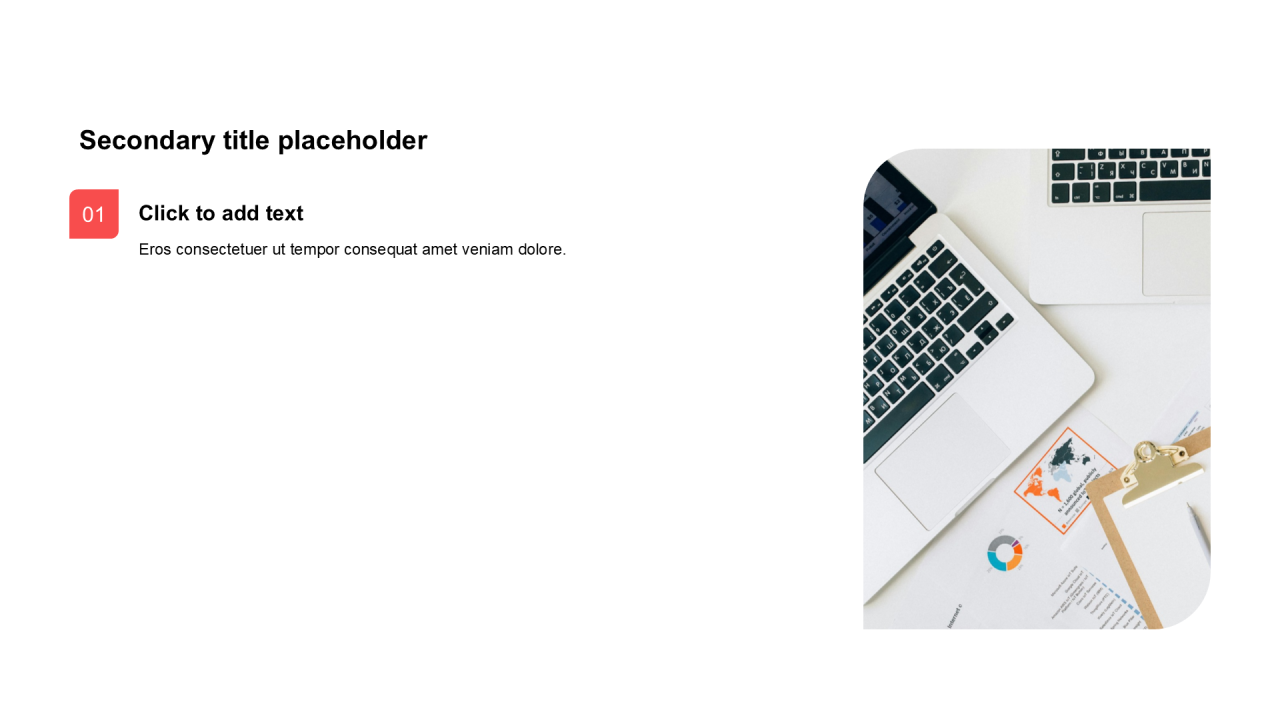 简约扁平含图片PPT列表