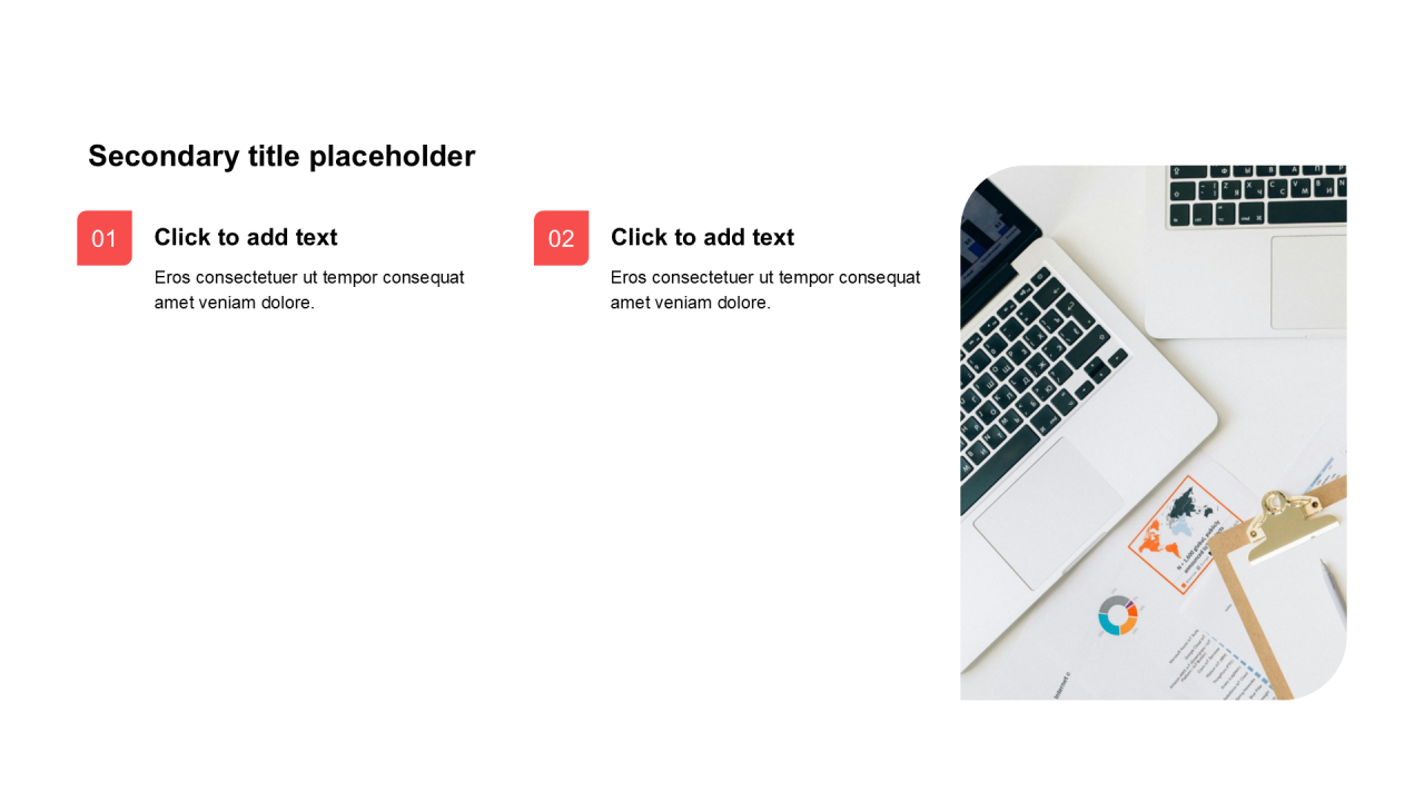 简约扁平含图片PPT列表