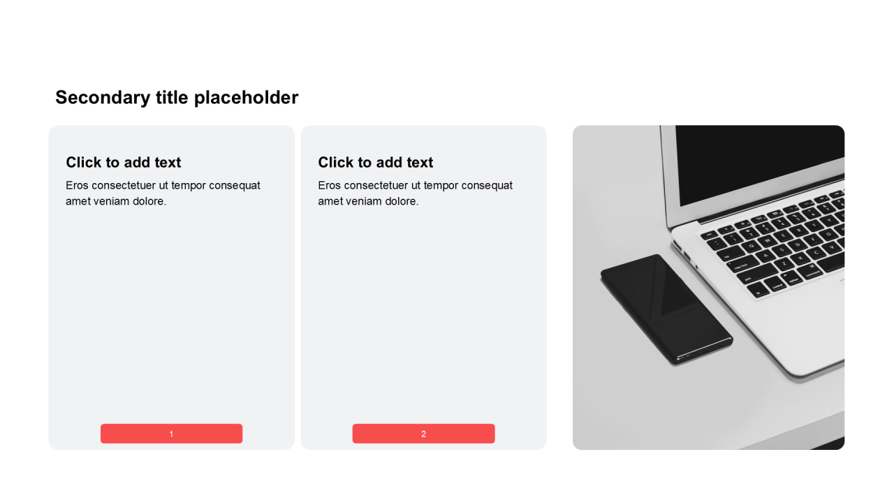 简约扁平含图片PPT列表