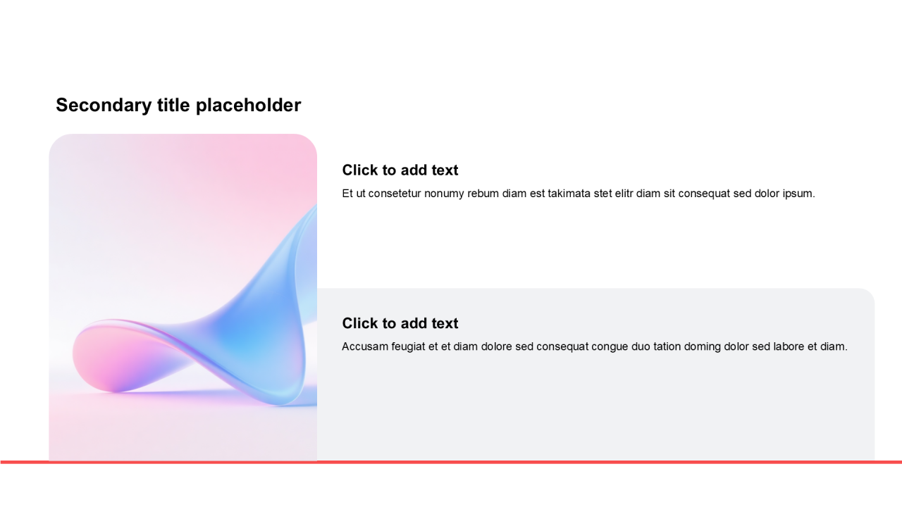 简约扁平含图片PPT列表