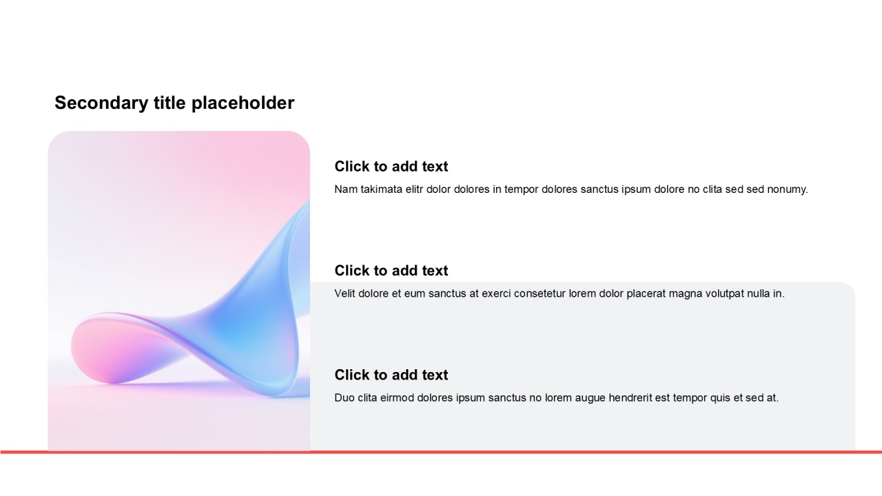 简约扁平含图片PPT列表