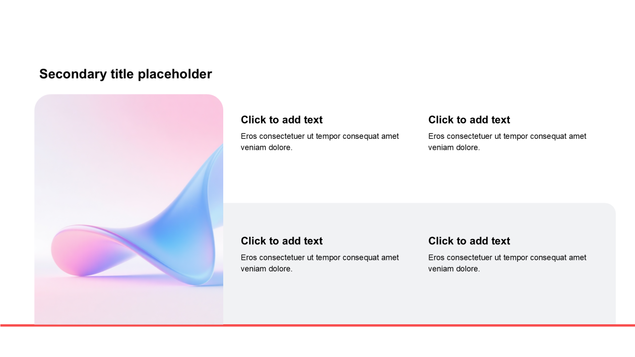简约扁平含图片PPT列表
