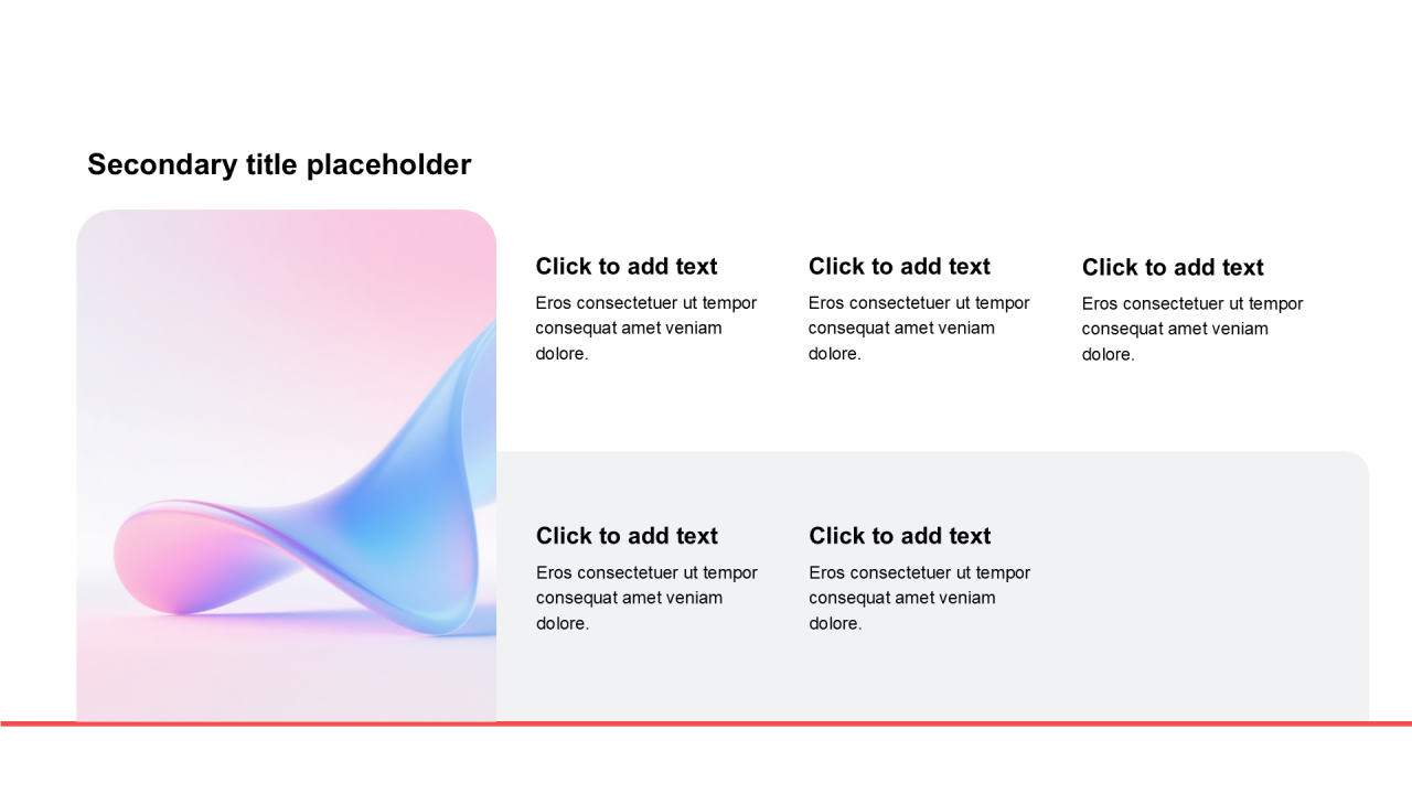 简约扁平含图片PPT列表