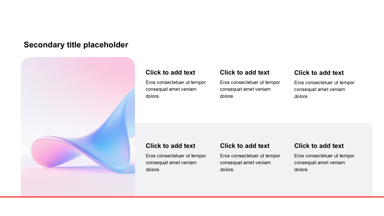 简约扁平含图片PPT列表
