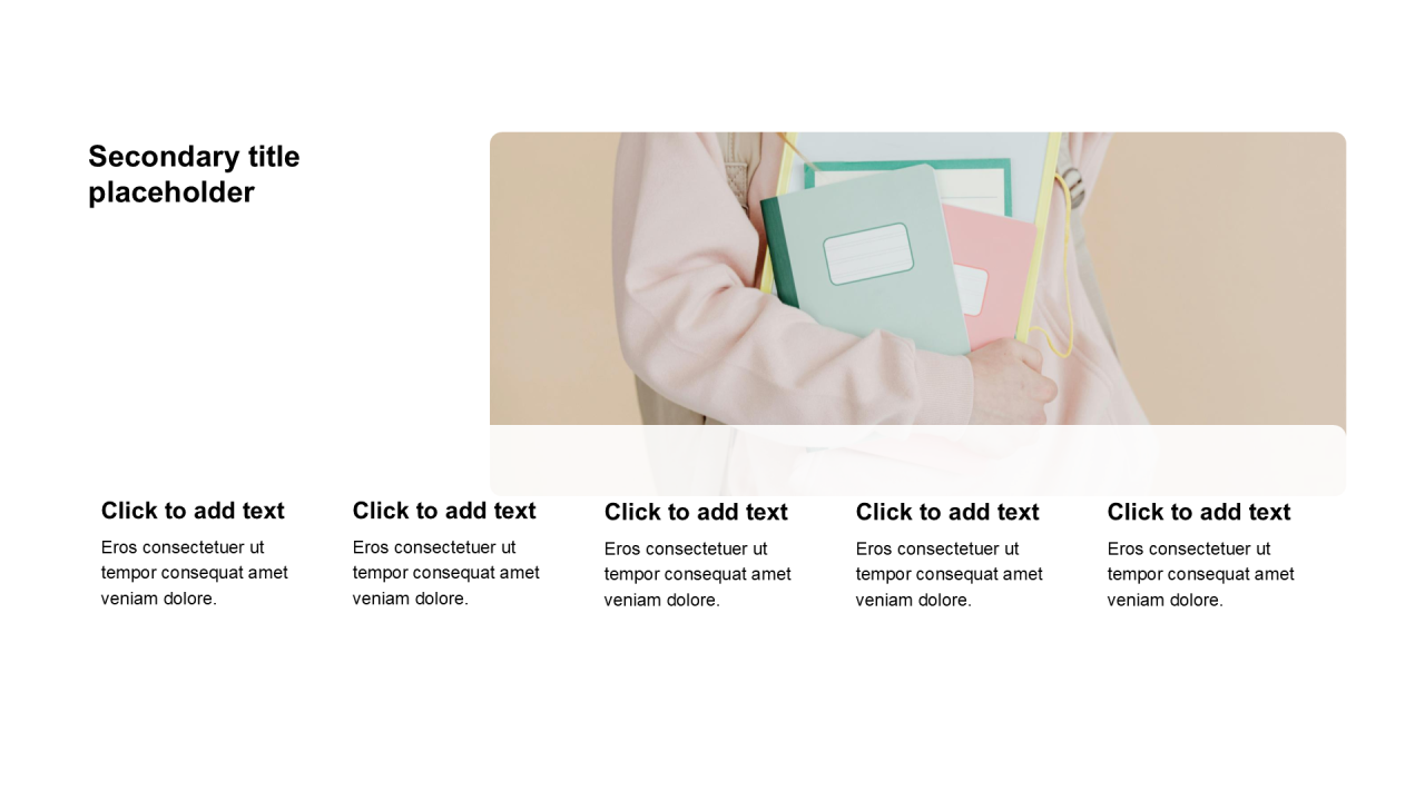 简约扁平含图片PPT列表