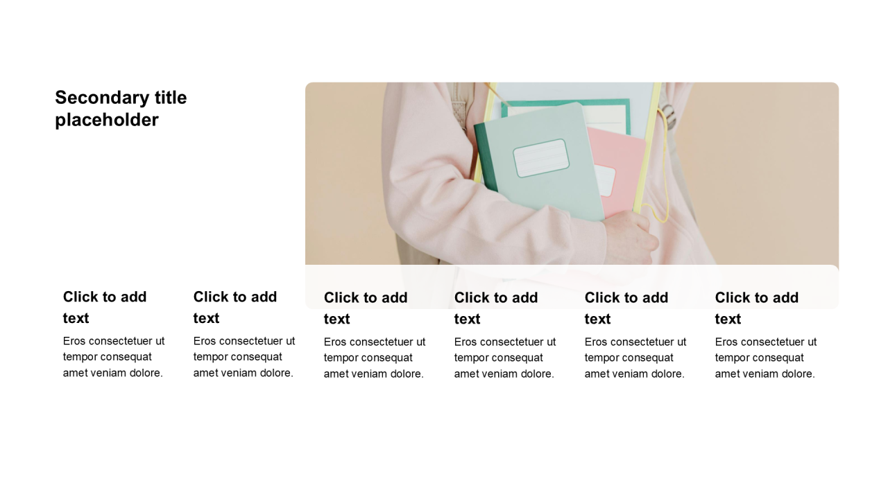 简约扁平含图片PPT列表