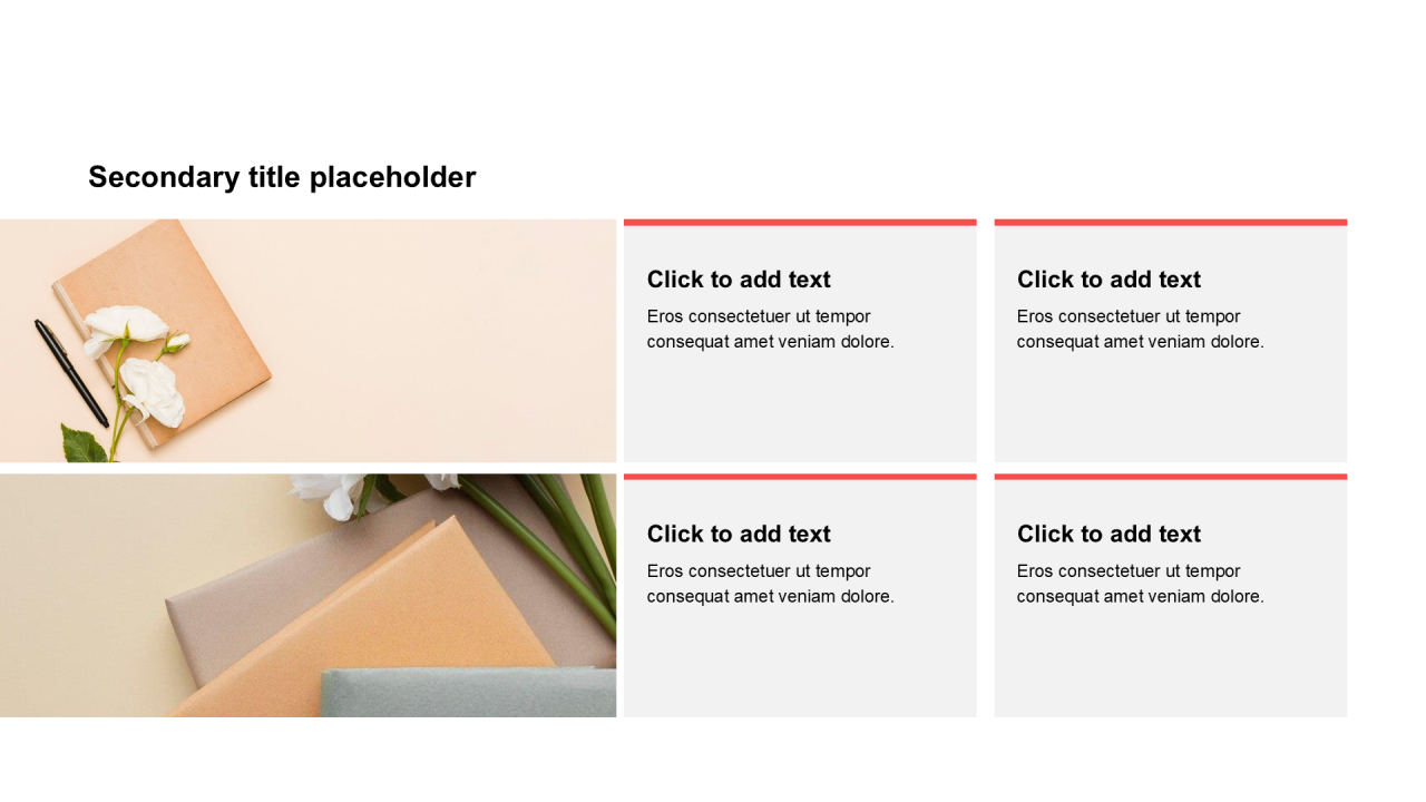 简约扁平含图片PPT列表