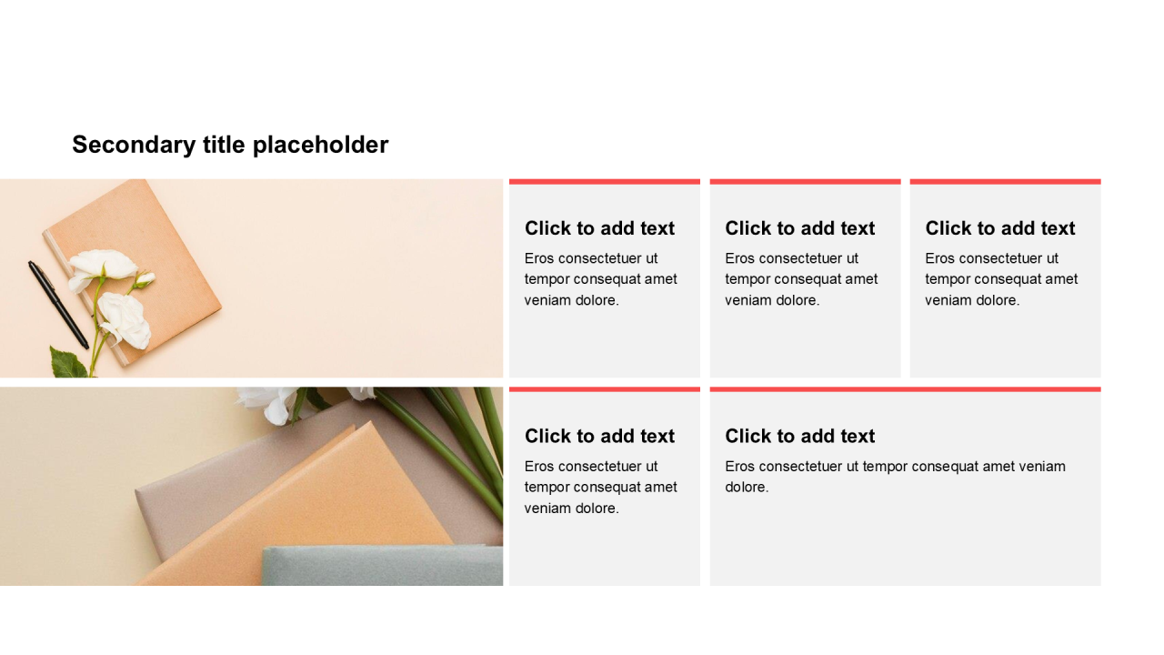 简约扁平含图片PPT列表