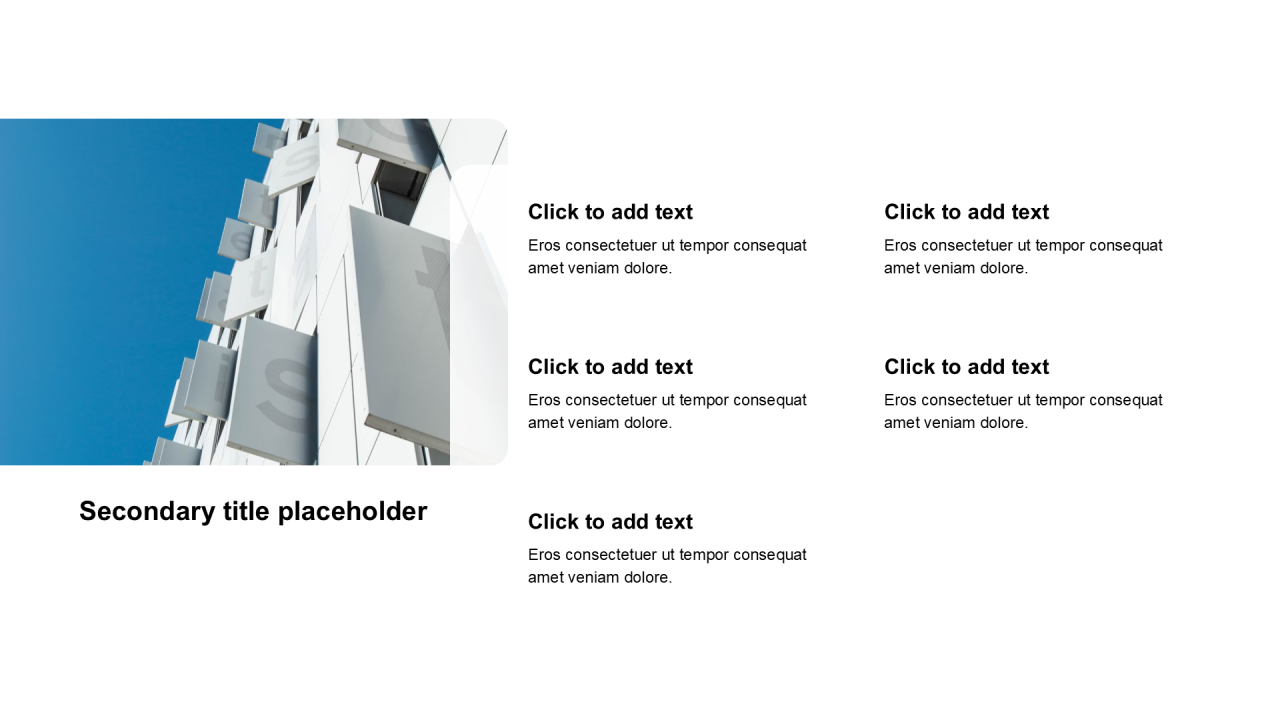 简约扁平含图片PPT列表