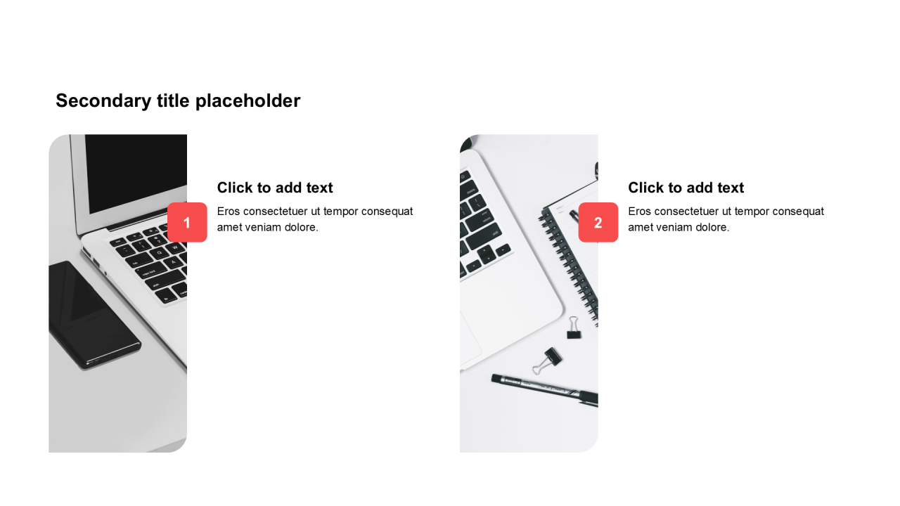 简约扁平含图片PPT列表