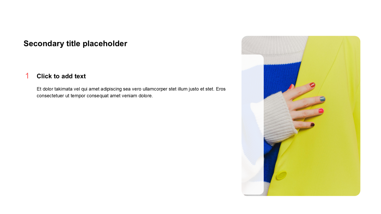 简约扁平含图片PPT列表