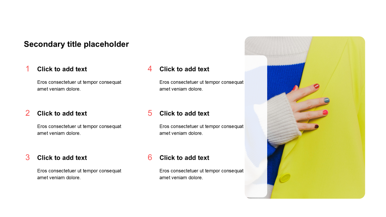 简约扁平含图片PPT列表