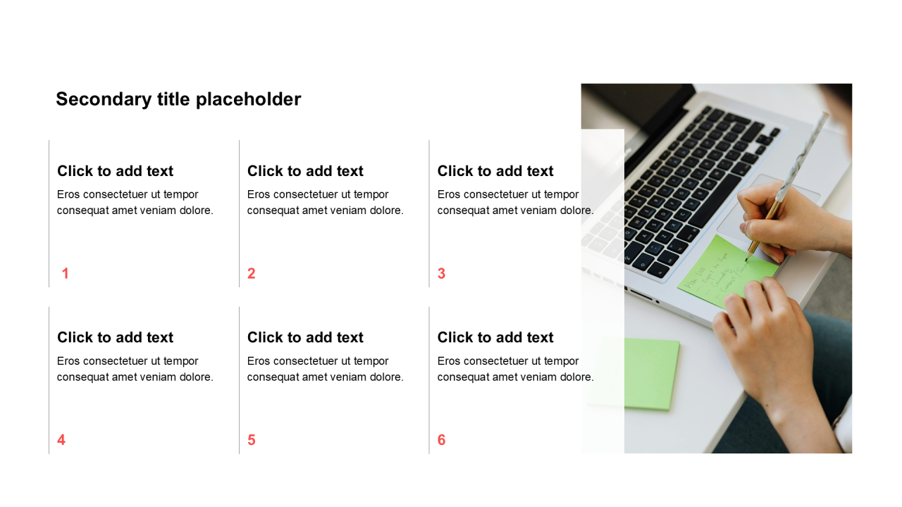 简约扁平含图片PPT列表
