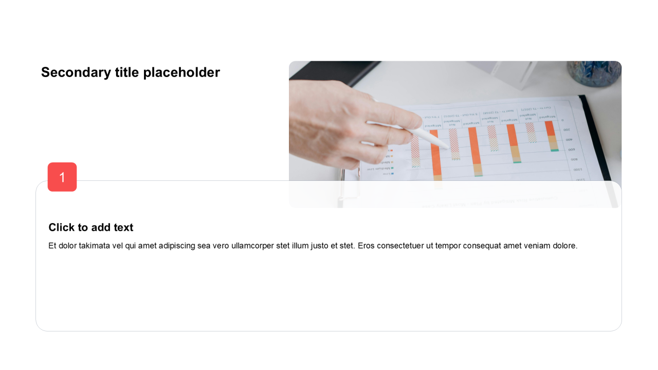 简约扁平含图片PPT列表