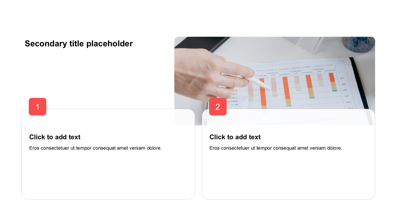 简约扁平含图片PPT列表