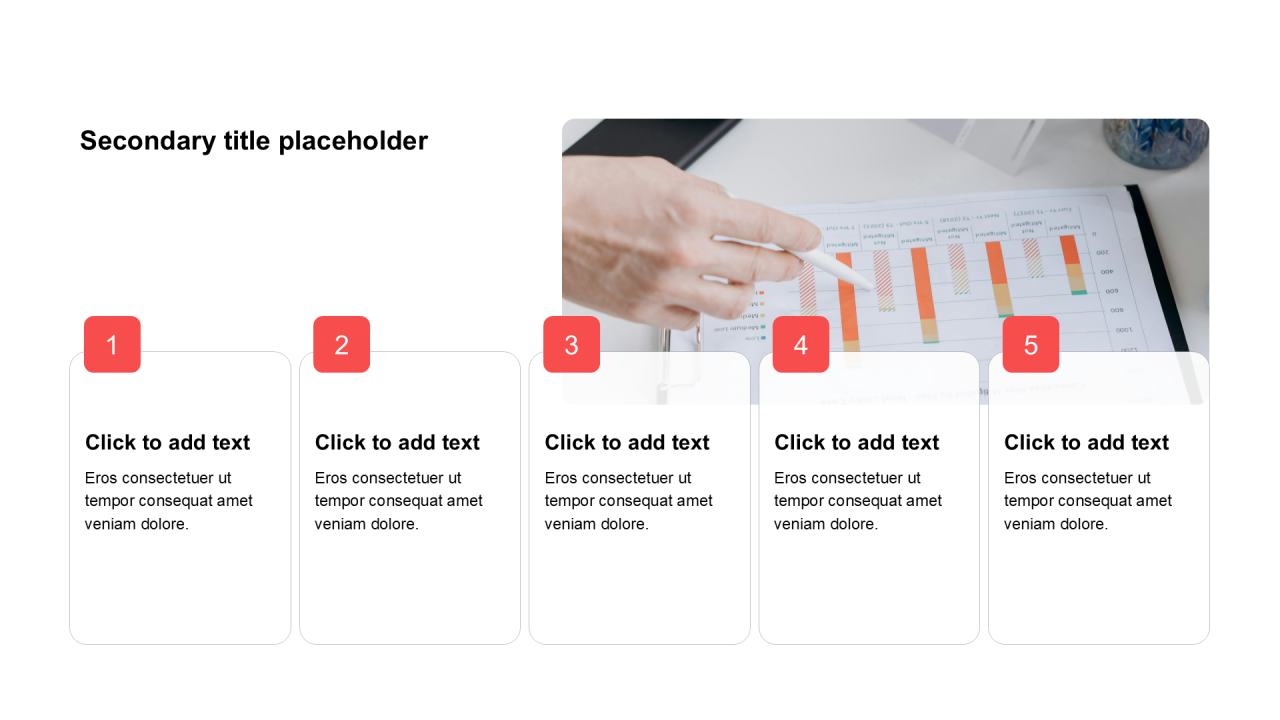 简约扁平含图片PPT列表