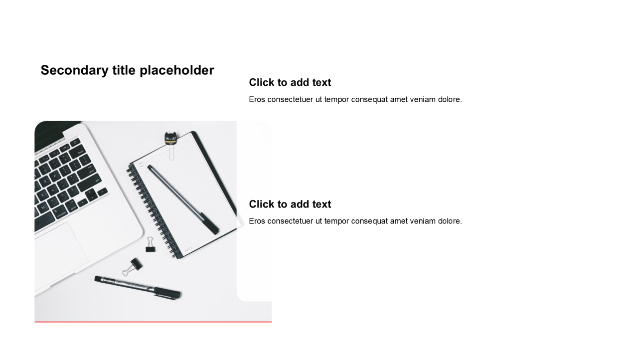 简约扁平含图片PPT列表