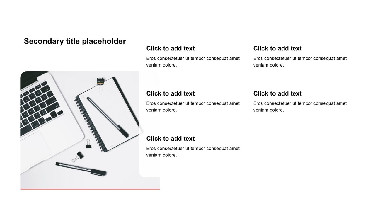 简约扁平含图片PPT列表