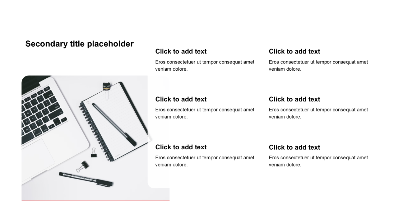 简约扁平含图片PPT列表
