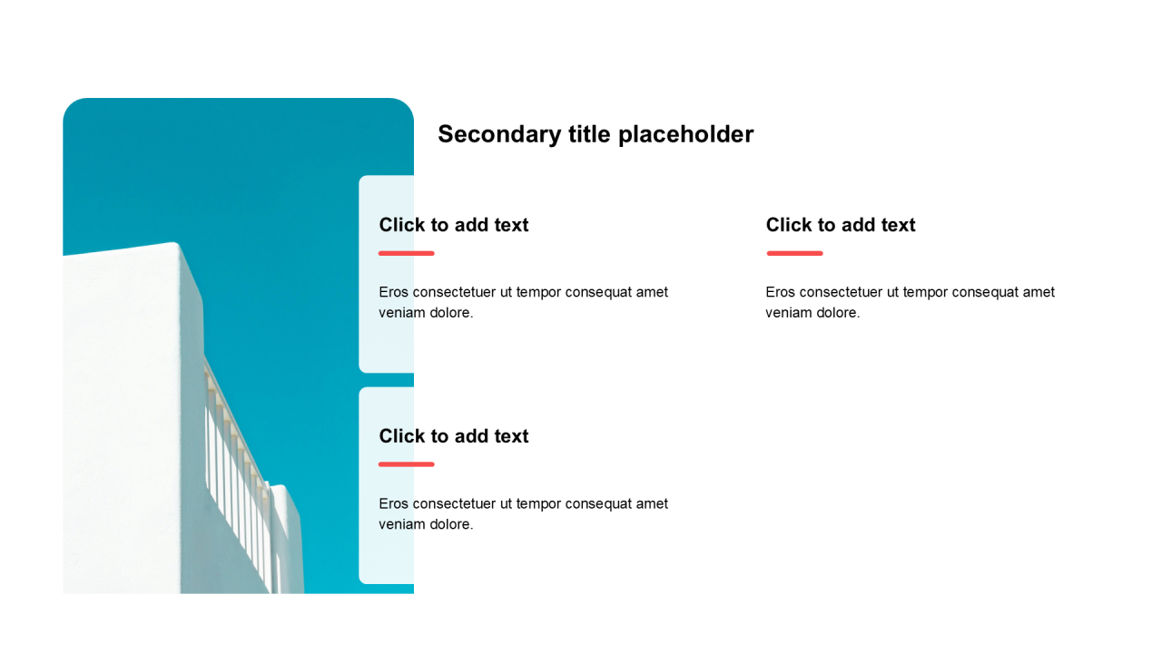 简约扁平含图片PPT列表