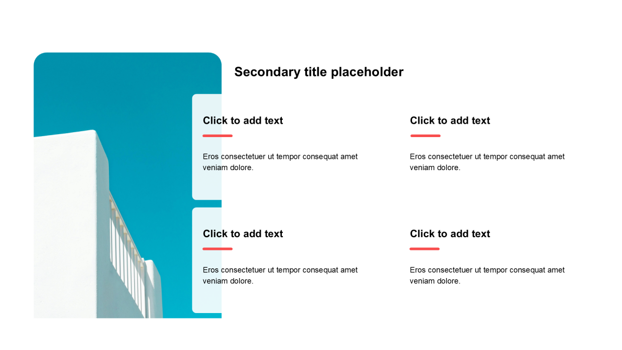 简约扁平含图片PPT列表