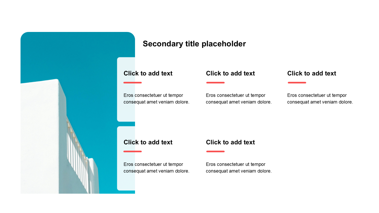 简约扁平含图片PPT列表