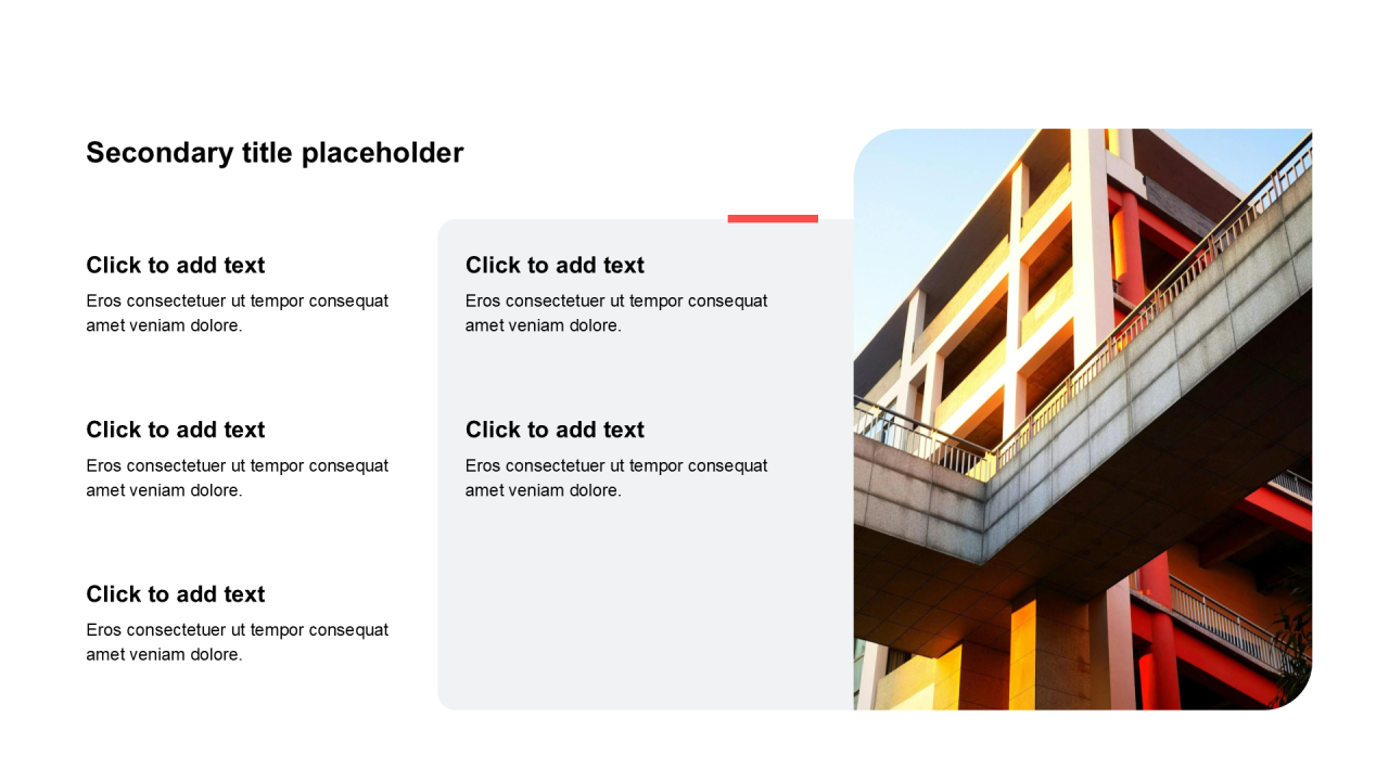 简约扁平含图片PPT列表