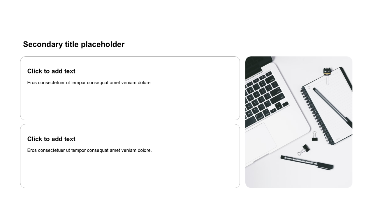 简约扁平含图片PPT列表