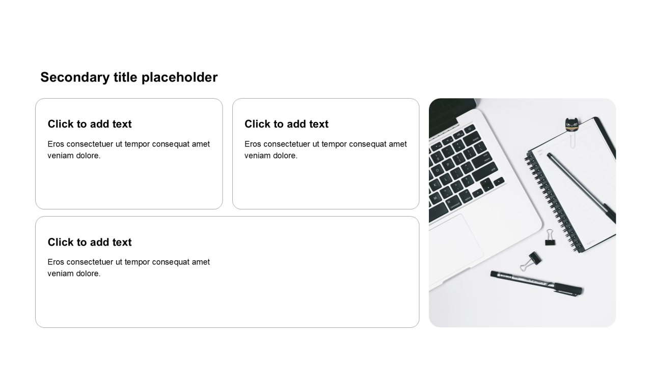 简约扁平含图片PPT列表