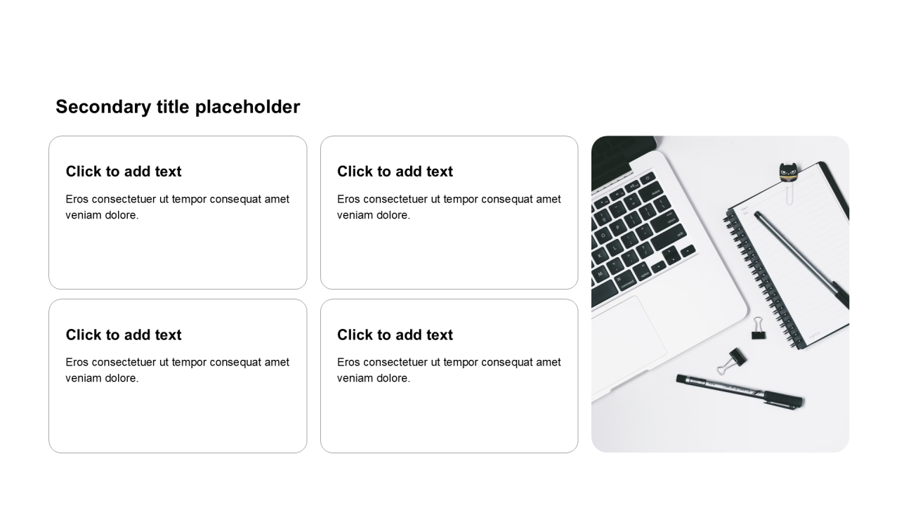 简约扁平含图片PPT列表