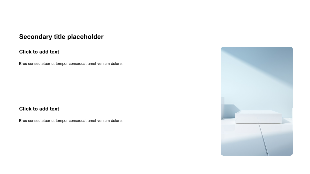 简约扁平含图片PPT列表