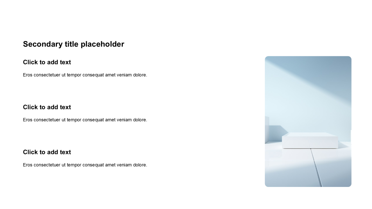 简约扁平含图片PPT列表