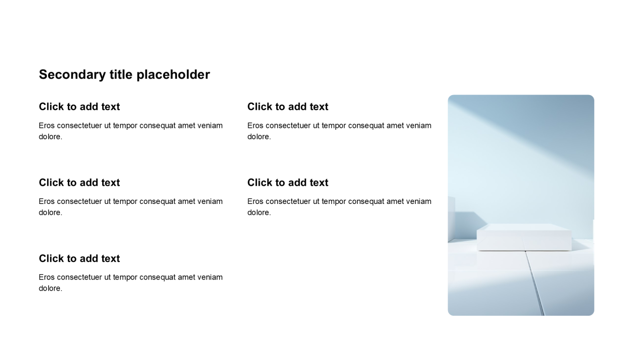 简约扁平含图片PPT列表