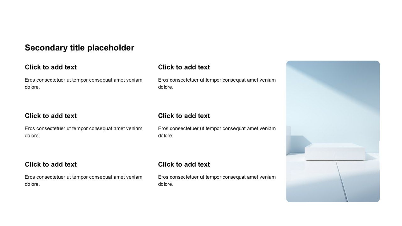 简约扁平含图片PPT列表