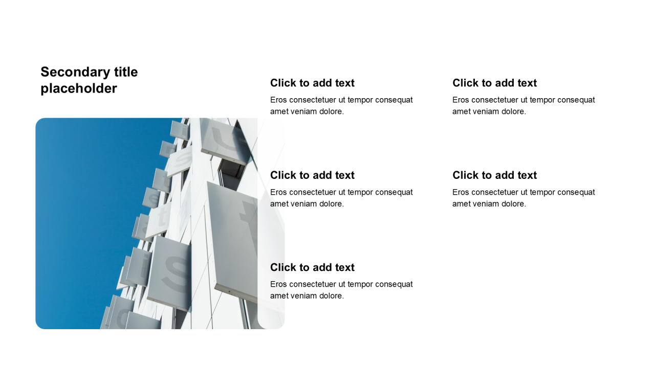 简约扁平含图片PPT列表