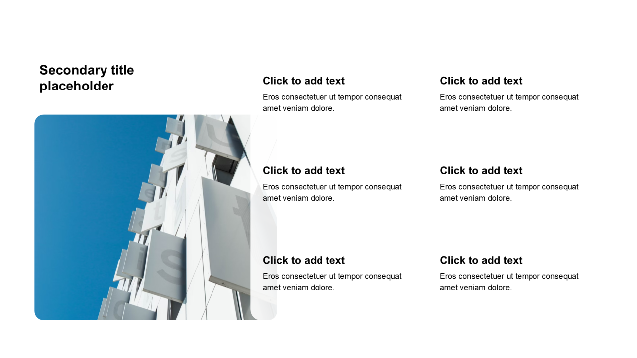 简约扁平含图片PPT列表