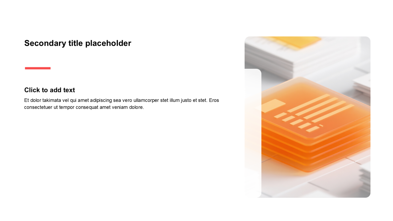 简约扁平含图片PPT列表