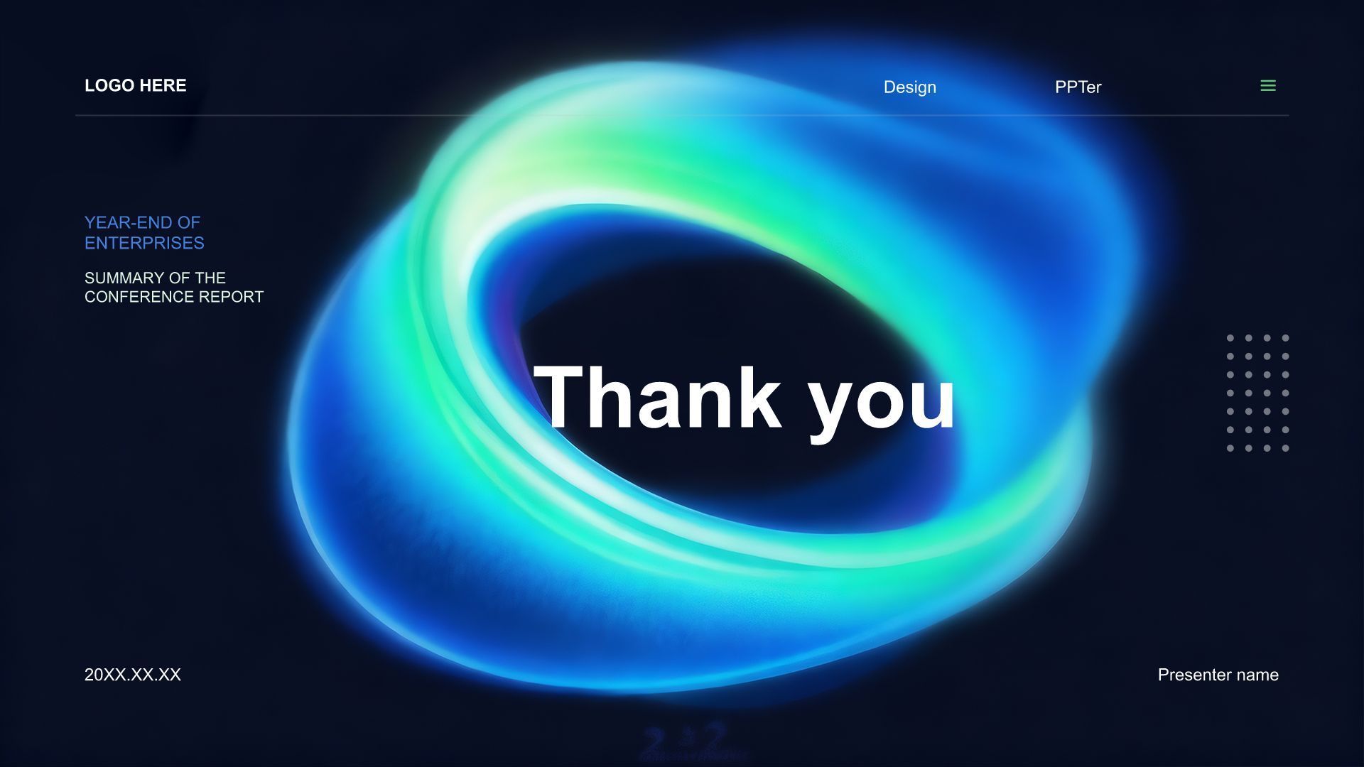 蓝色简约风品牌部年度传播推广成果总结报告PPT模板