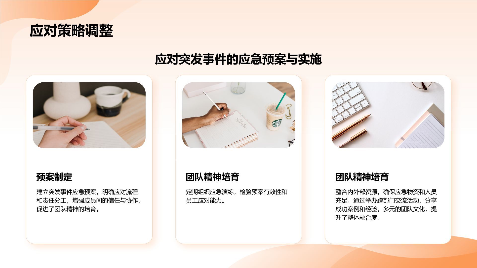 橙色3D风客服部年终服务质量与满意度汇报PPT模板