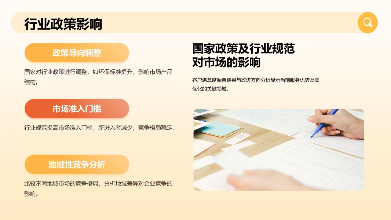 橙色3D风销售部年度目标完成与增长汇报PPT模板