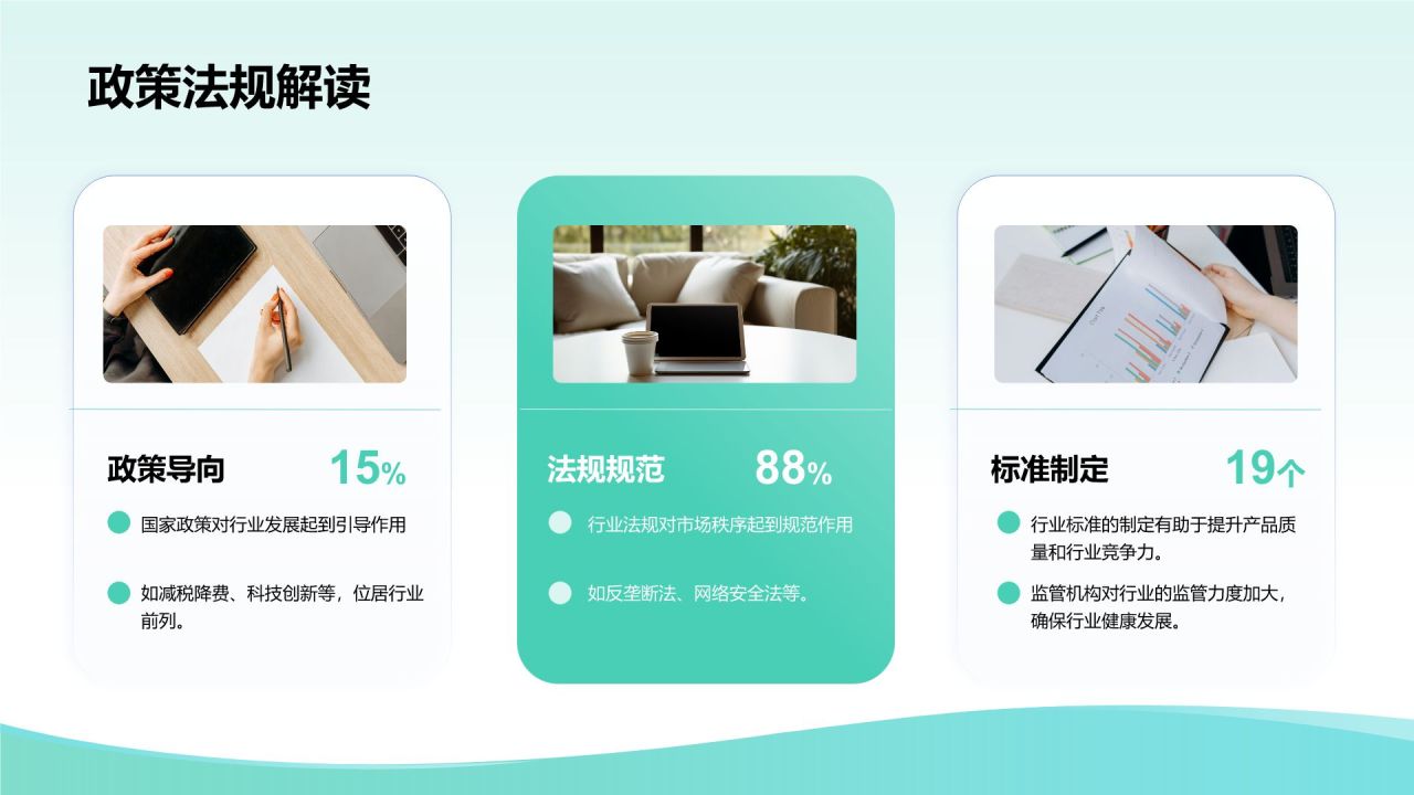 蓝色简约风通用岗位年终总结PPT模板PPT模板