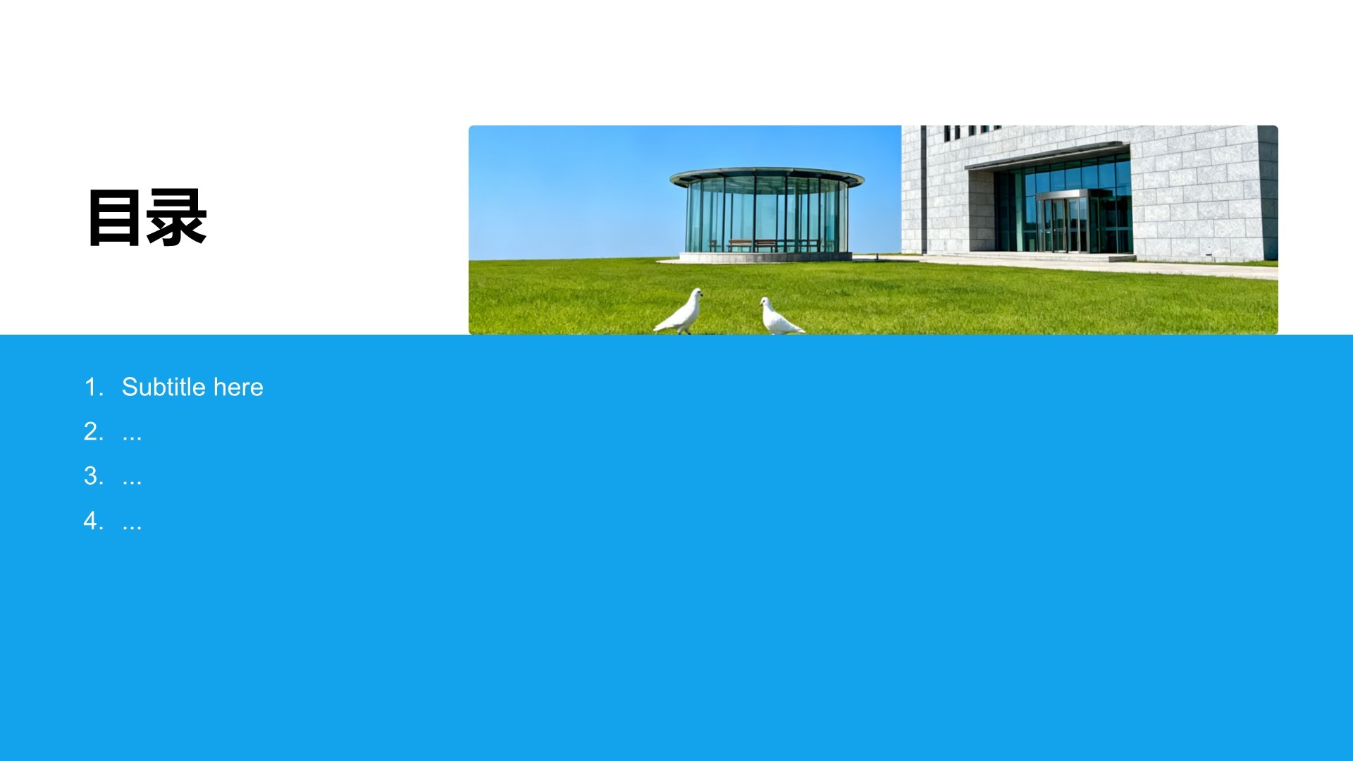 蓝色商务风企业发展成果与未来展望