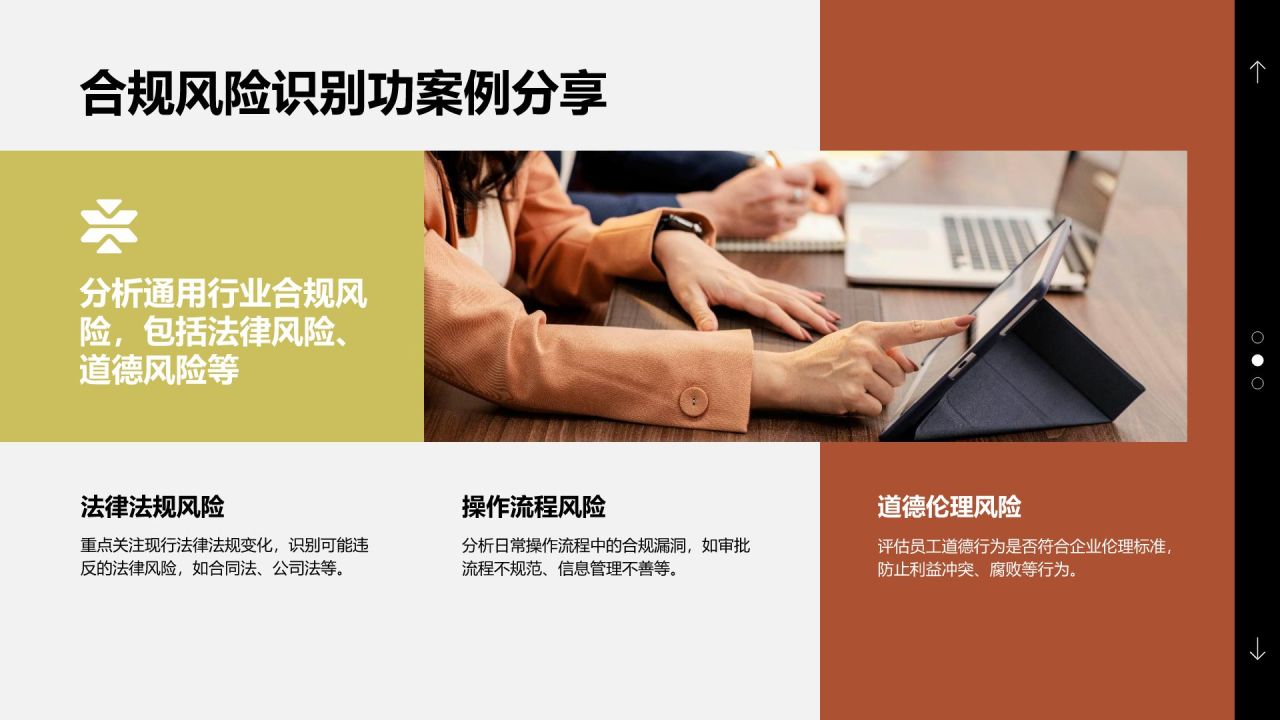 红色商务风法务部年度案件处理与合规总结报告PPT模板