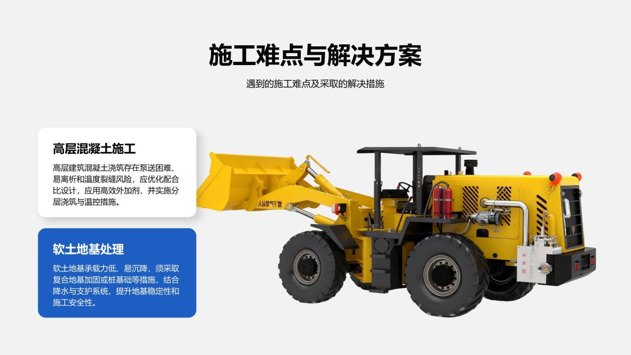 橙色商务风工程部年度项目施工与进度汇报PPT模板