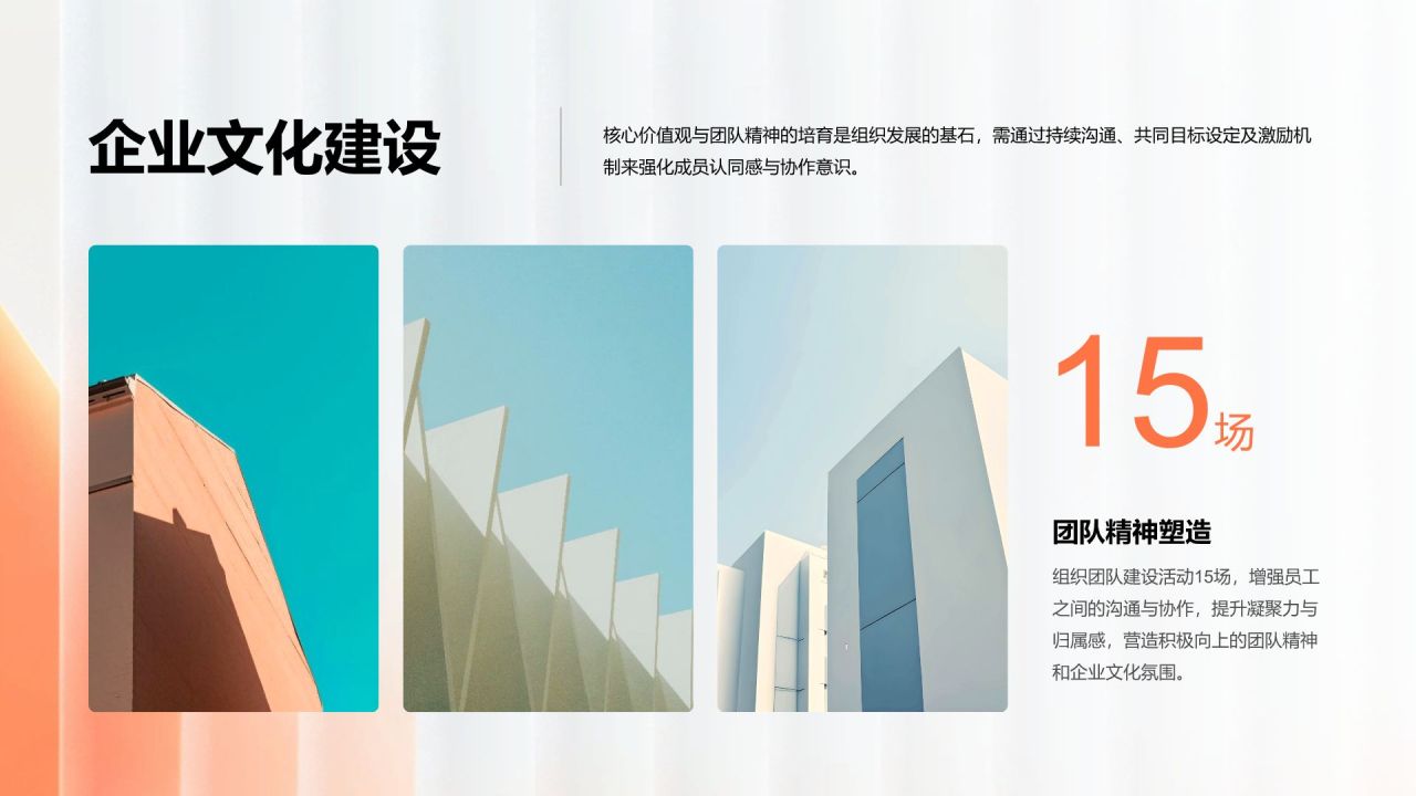 橙色商务风年终工作总结与新年度计划汇报PPT模板