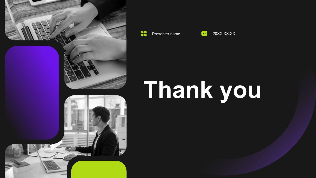 紫色商务风年终项目成果与经验总结PPT模板