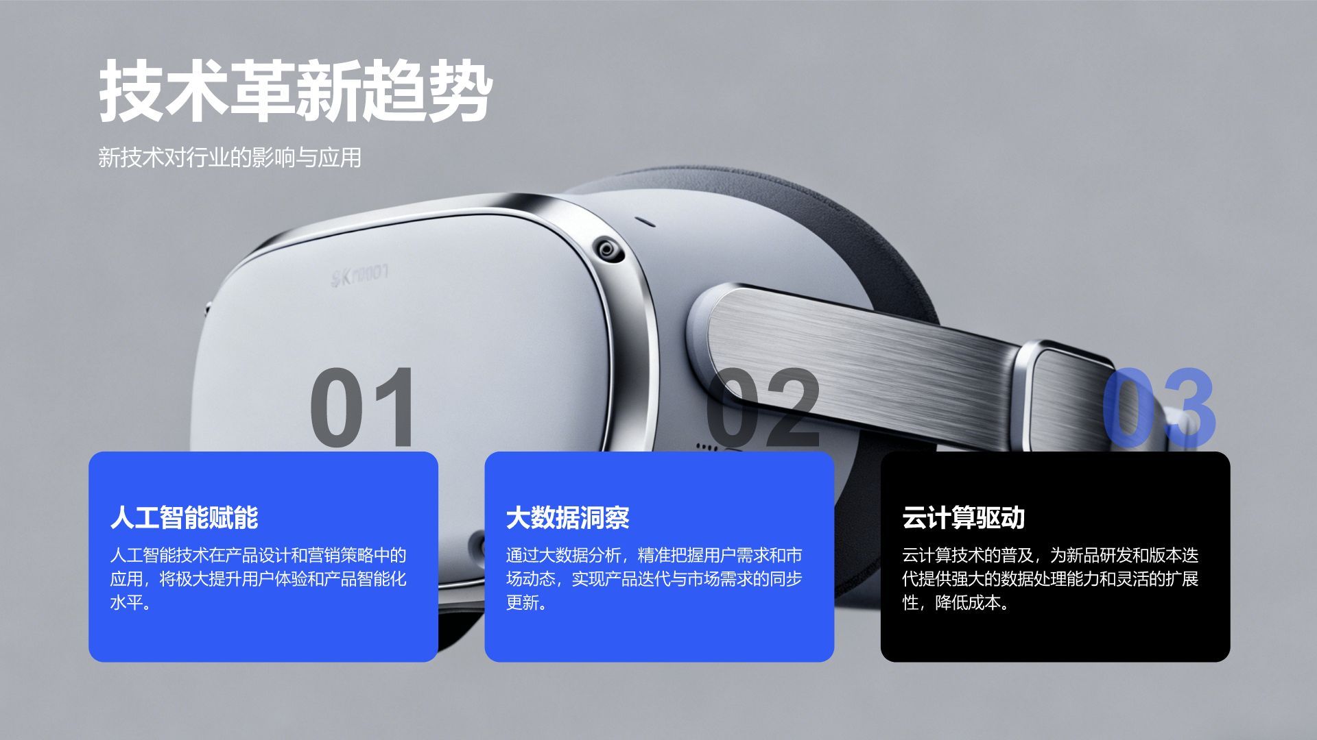 蓝色商务风新品策划与版本迭代总结汇报PPT模板