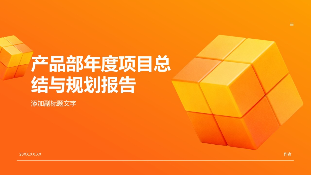 产品部年度项目总结与规划报告