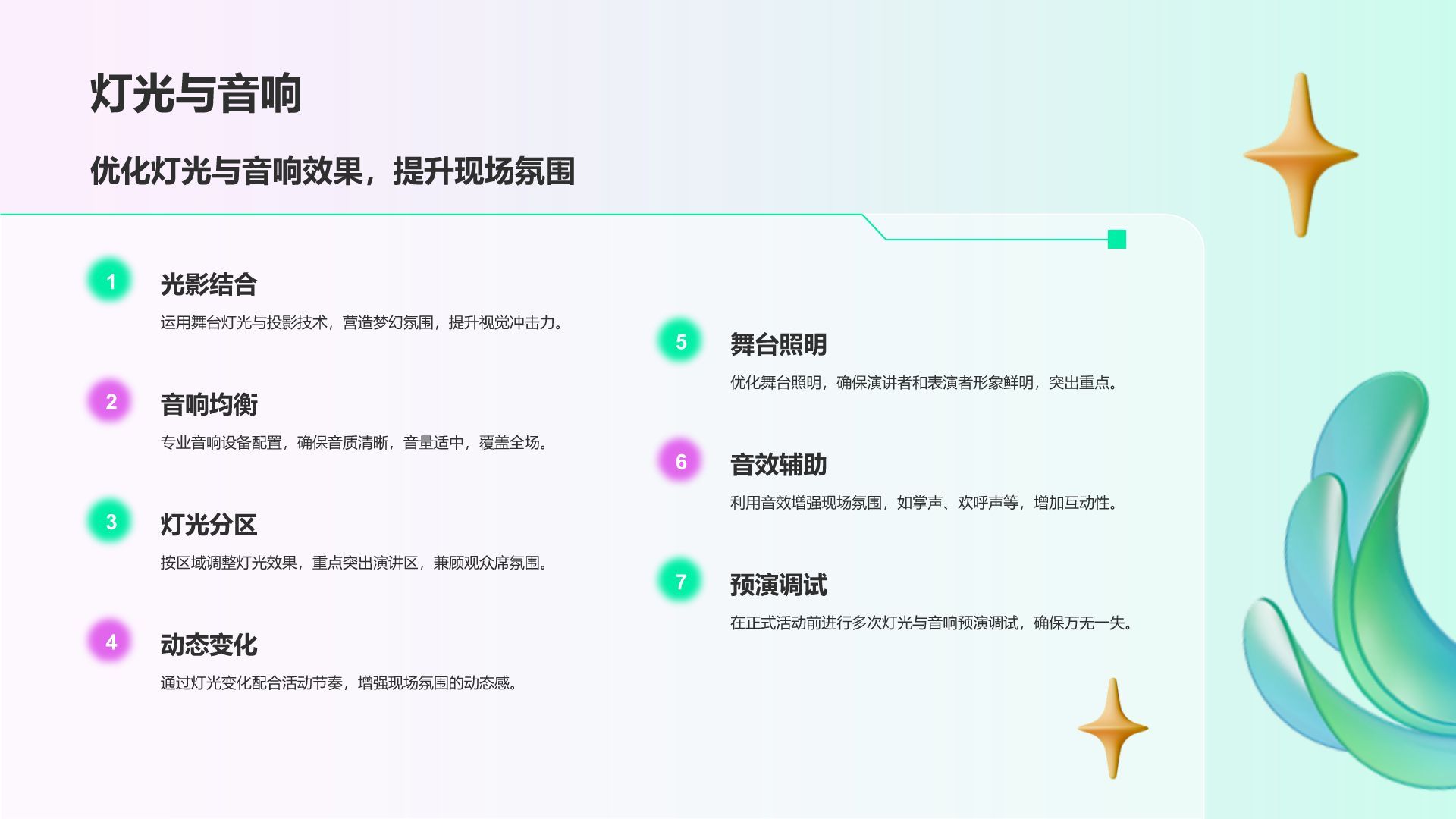 绿色3D风年度新品发布会策划PPT模板