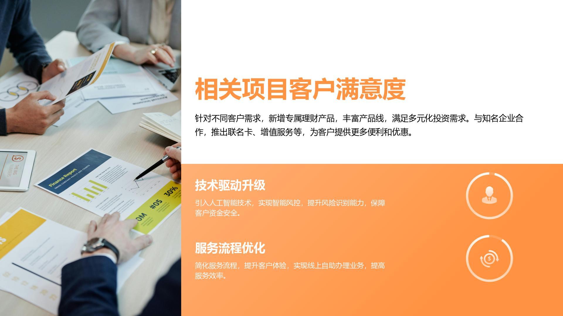 橙色简约风年终优秀员工竞聘汇报PPT模板